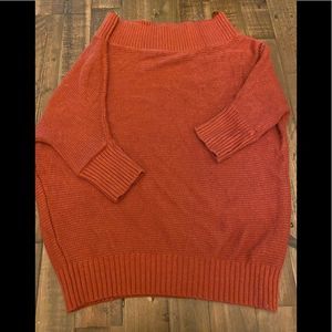 Rust, super soft 3/4 arm sweater